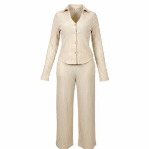 Elegant Cream Women's Jumpsuit